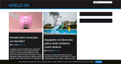 Desktop Screenshot of 4weld.sk
